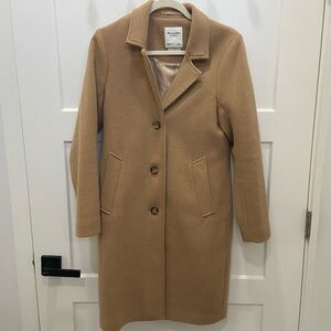 Abercrombie & Fitch Camel Trench Coat
